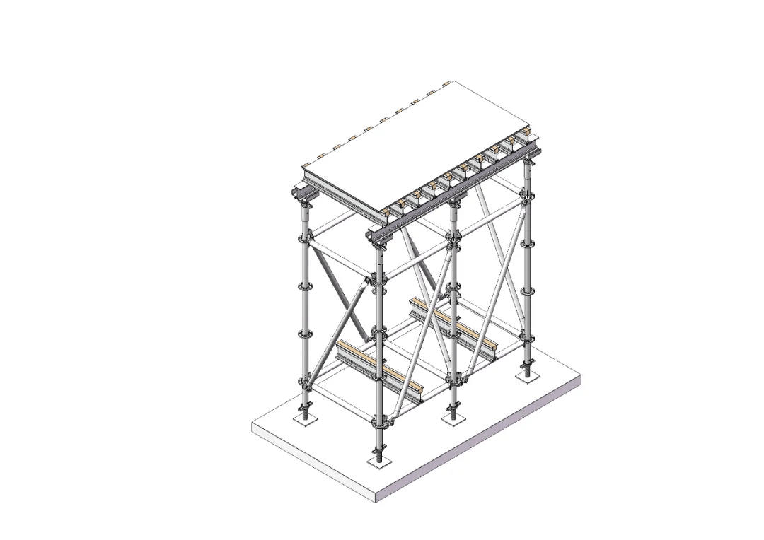 Ringlock scaffolding